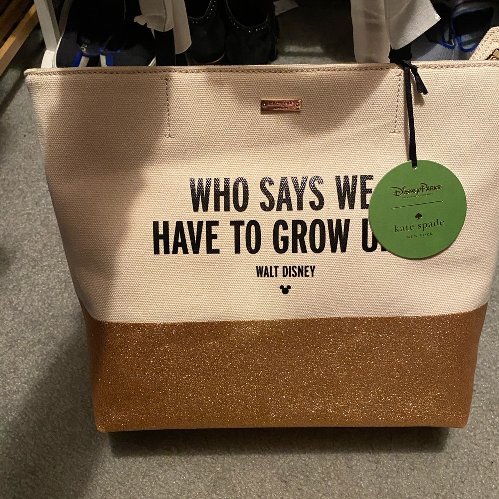 NWT Kate Spade Disney Canvas Tote